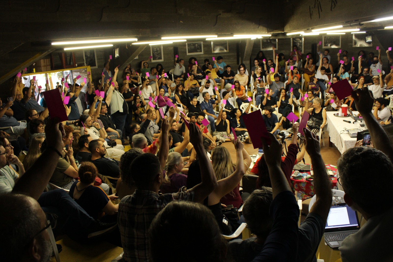 Greve dos professores da UFMT