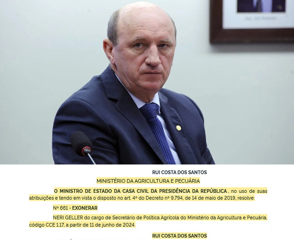 Neri Geller portaria demiss&atilde;o