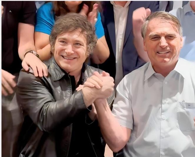Milei Bolsonaro SC
