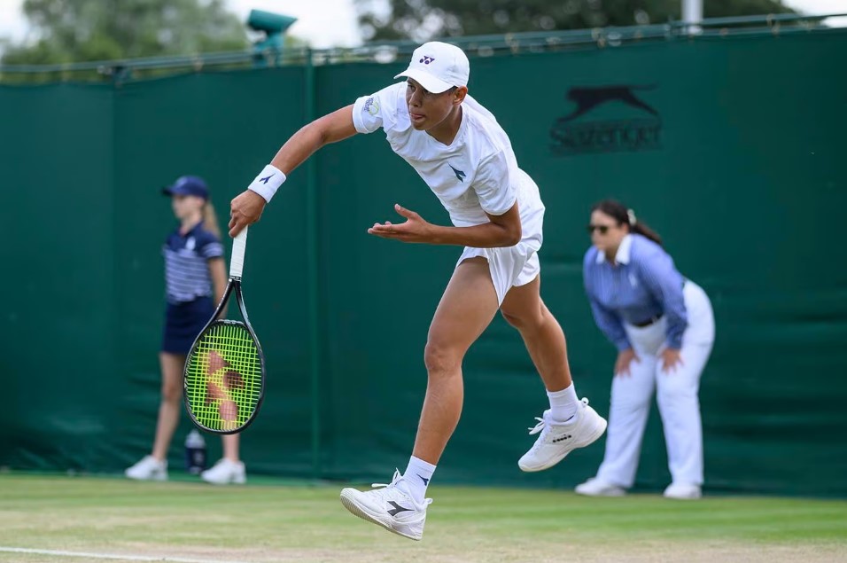 Livas Damazio em Wimbledon