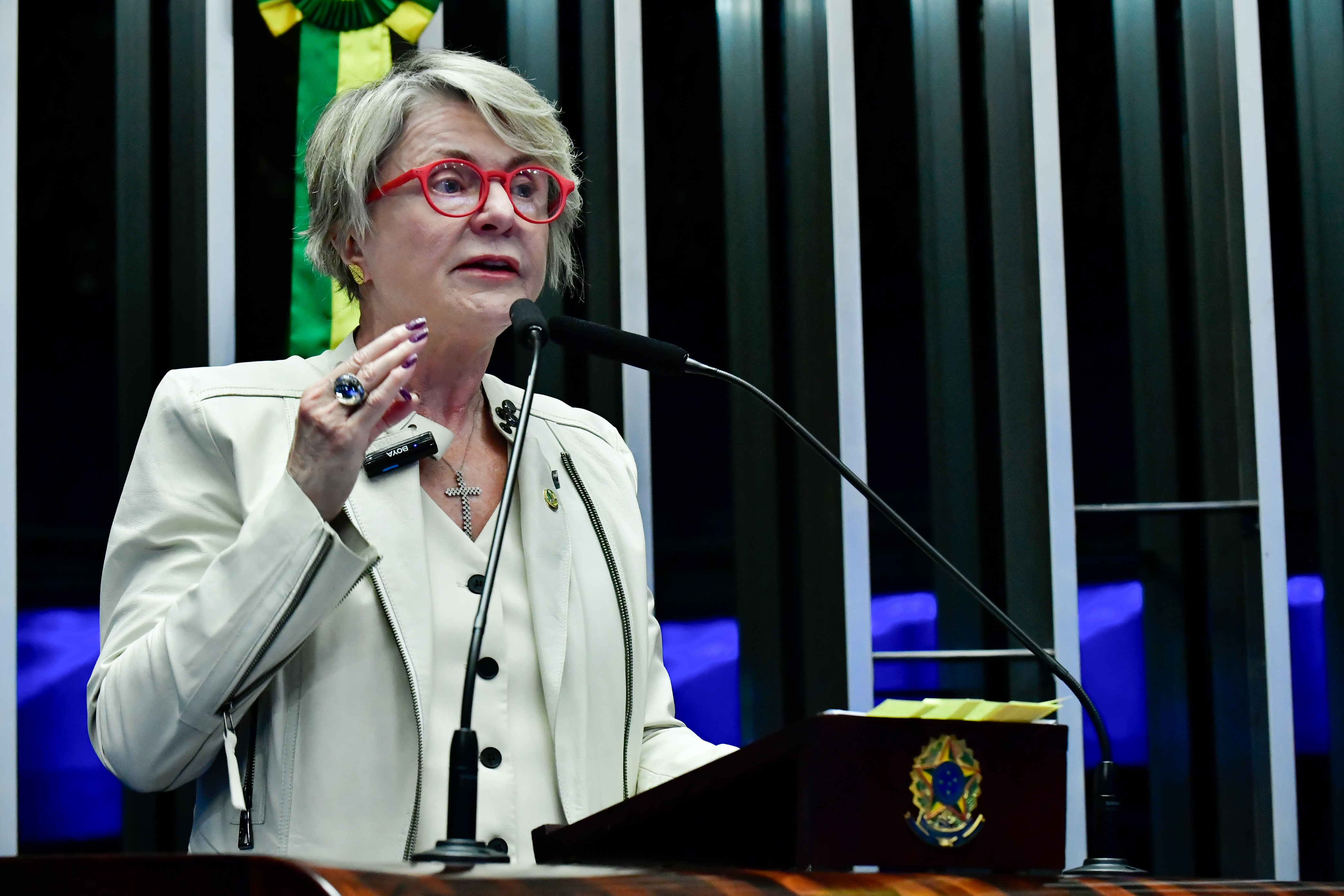 Senadora Margareth Buzetti no Senado Federal