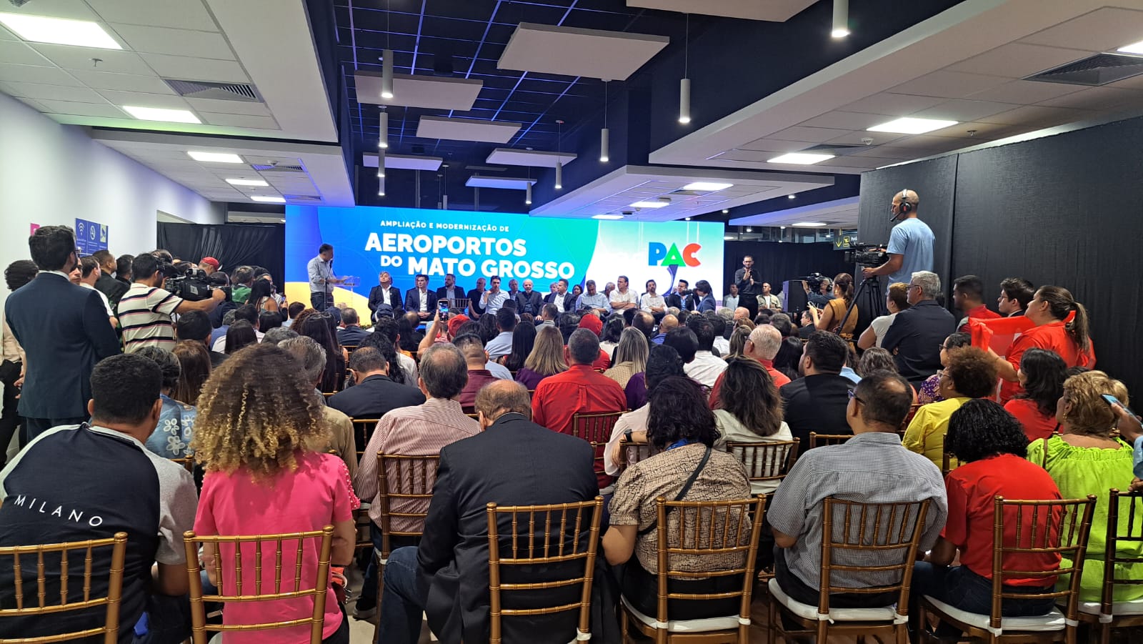 Evento Lula no Aeroporto Marechal Rondon