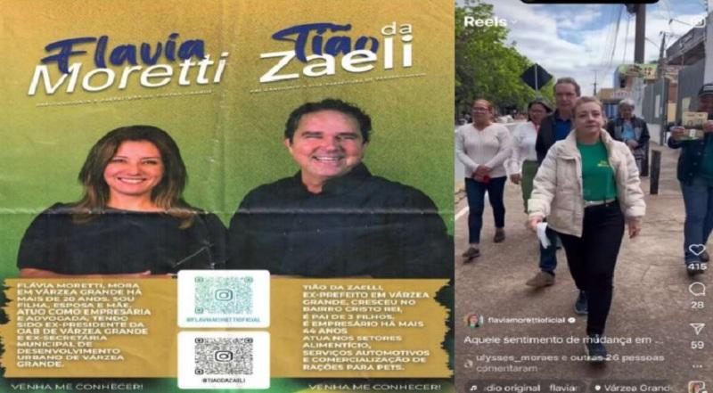 Panfleto Fl�via Moretti Ti�o da Zaeli