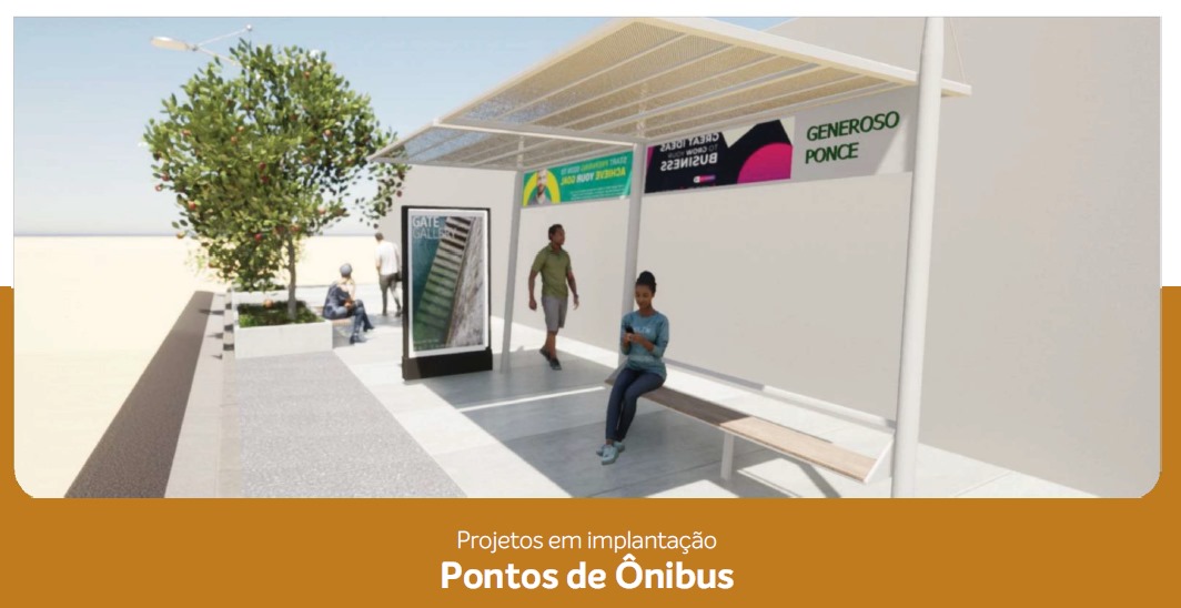 Projeto de como ficar&iuml;&iquest;&frac12;o os pontos de &iuml;&iquest;&frac12;nibus com os novos mobili&iuml;&iquest;&frac12;rios urbanos