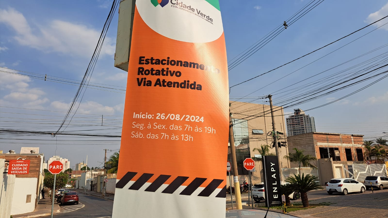 Estacionamento rotativo no Jardim Cuiab�