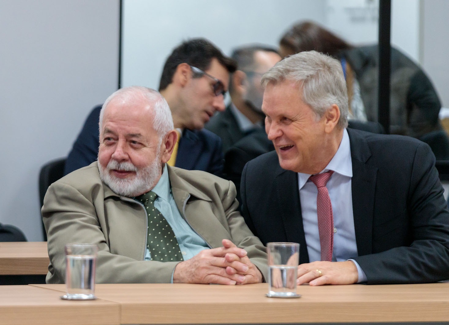 Desembargadores Jos&iuml;&iquest;&frac12; Zuquim Nogueira e Gilberto Giraldelli 