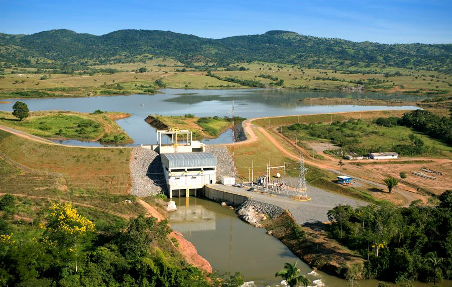 Pequena Central Hidrel&iuml;&iquest;&frac12;trica (PCH) Salto Jauru, em Jauru