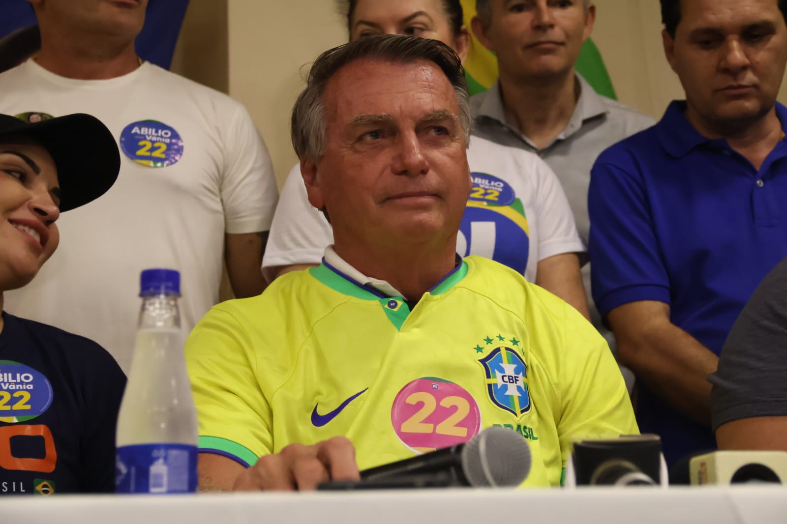 Jair Bolsonaro - coletiva na Acrimat