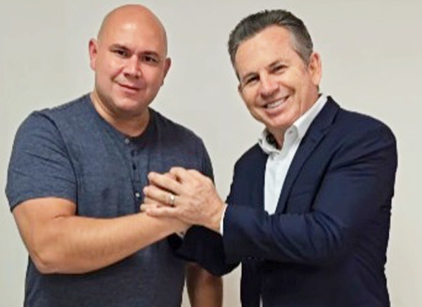 Abilio Brunini e Mauro Mendes