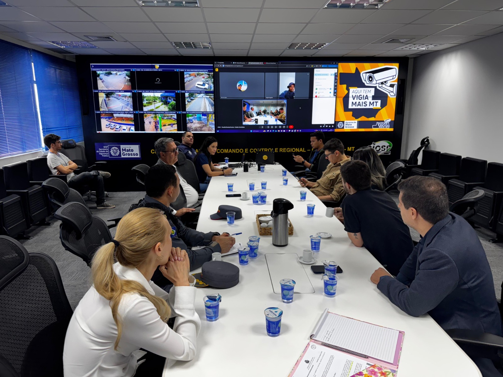 Seguran�a refor�ada na Arena Pantanal equipe da Sesp