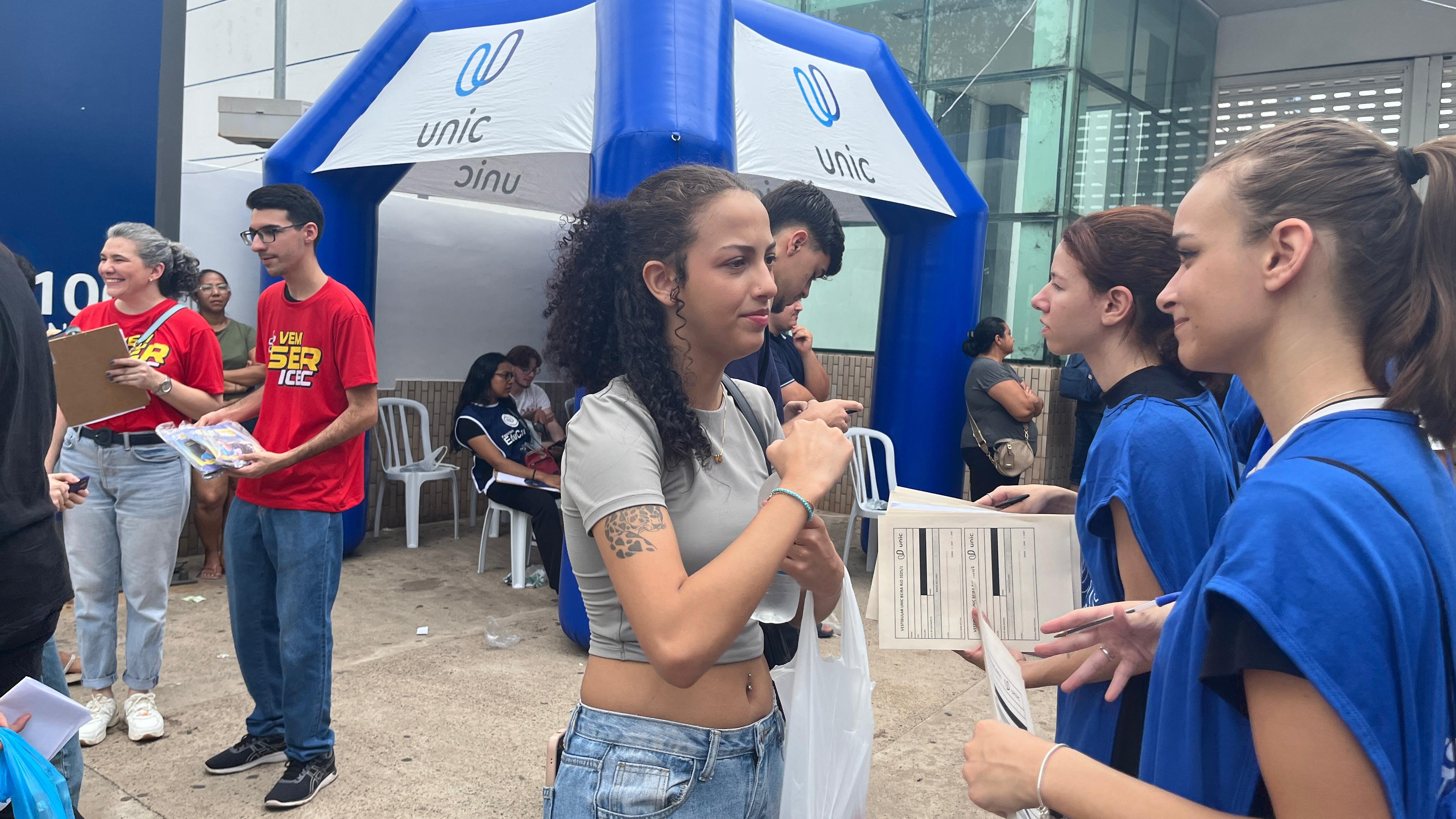 Estudantes na Unic Enem 2024