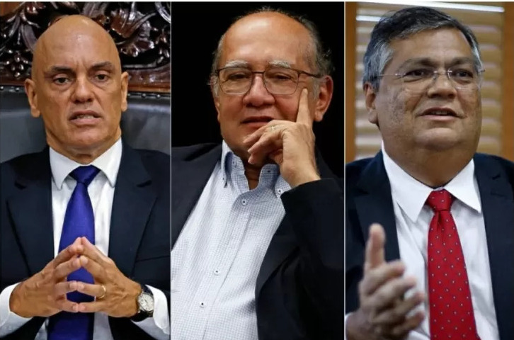 Alexandre de Moraes Gilmar Mendes Flávio Dino STF