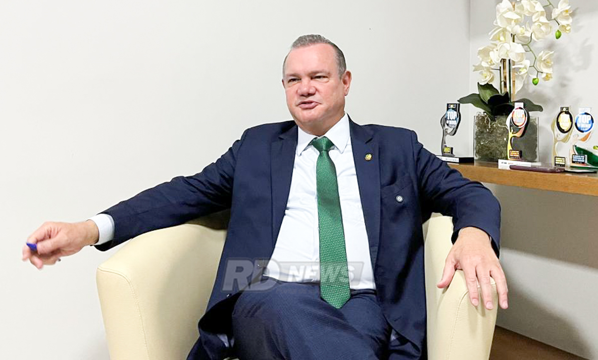 Senador Wellington Fagundes em entrevista ao Rdtv Cast e ao portal Rdnews