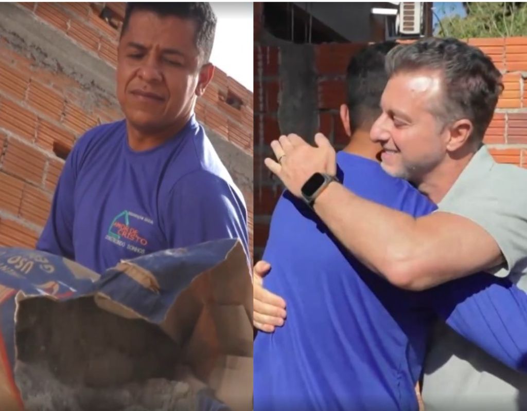 Luciano Huck e Erivaldo Rocha