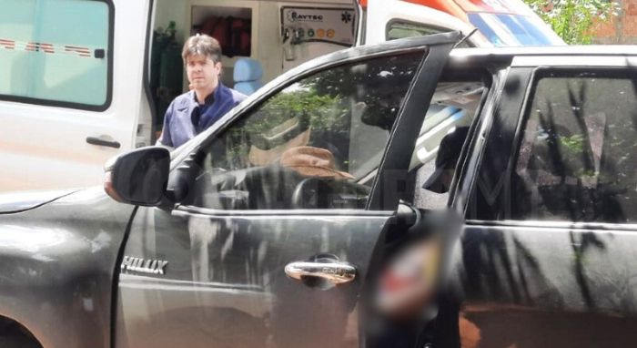homem executado em caminhonete