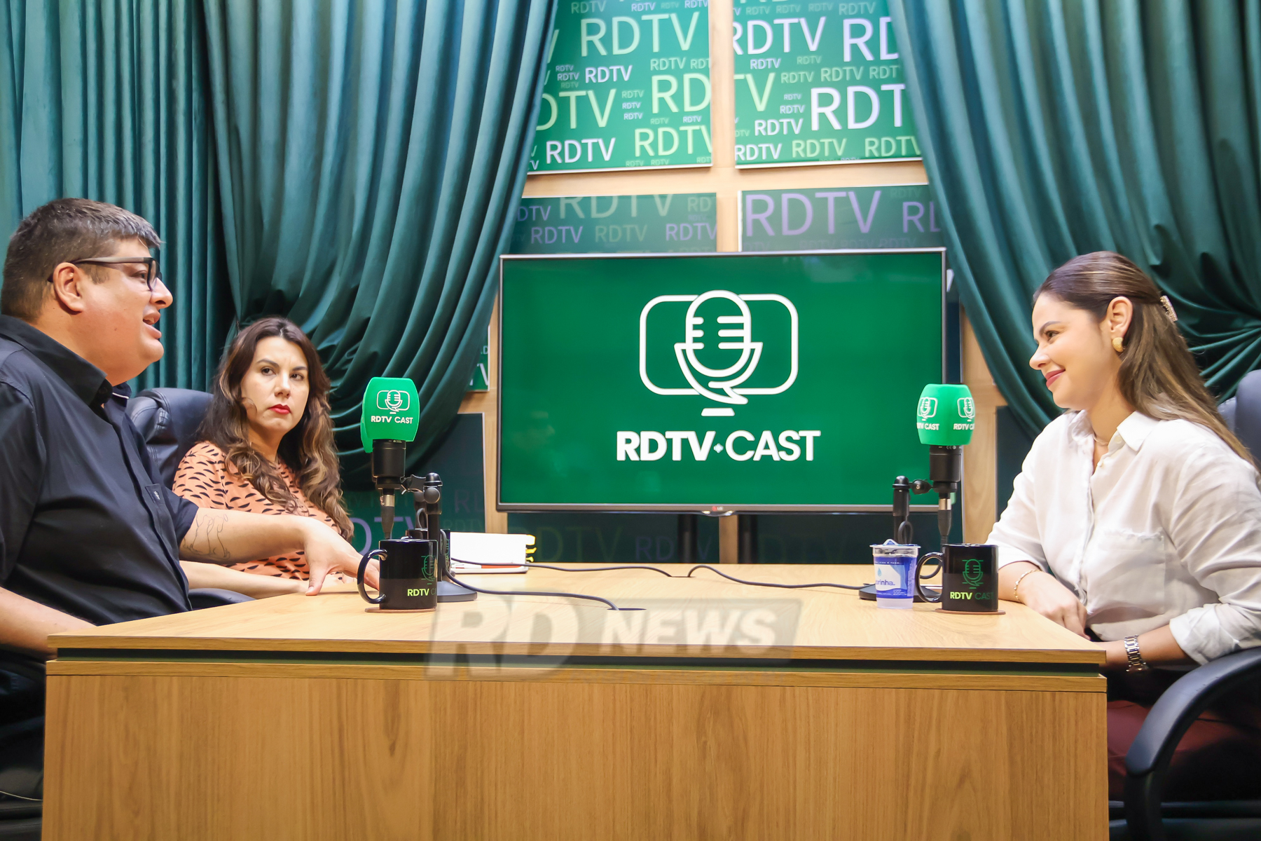 Michelly Alencar visita ao Rdtv