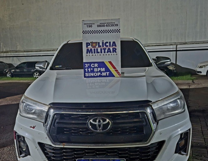 hilux roubada sinop
