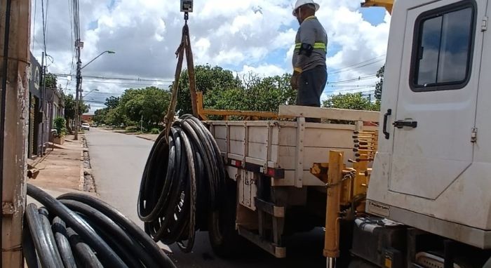 Roubo de fios de cobre
