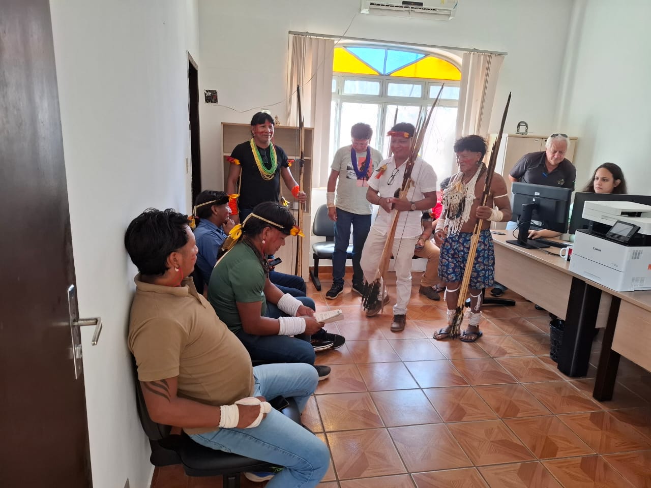 reuni�o ind�genas no DSEI