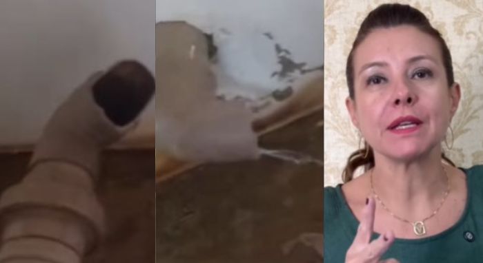 Fl�via Moretti acusa sabotagem em abastecimento de �gua