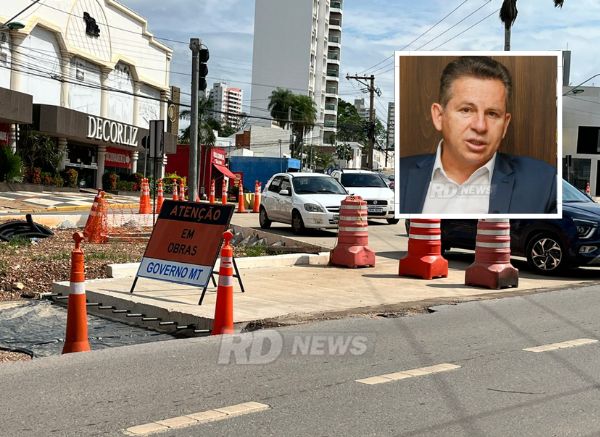 Obras do BRT - Mauro Mendes