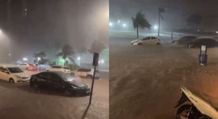 alagamento chuva barra do gar&iuml;&iquest;&frac12;as