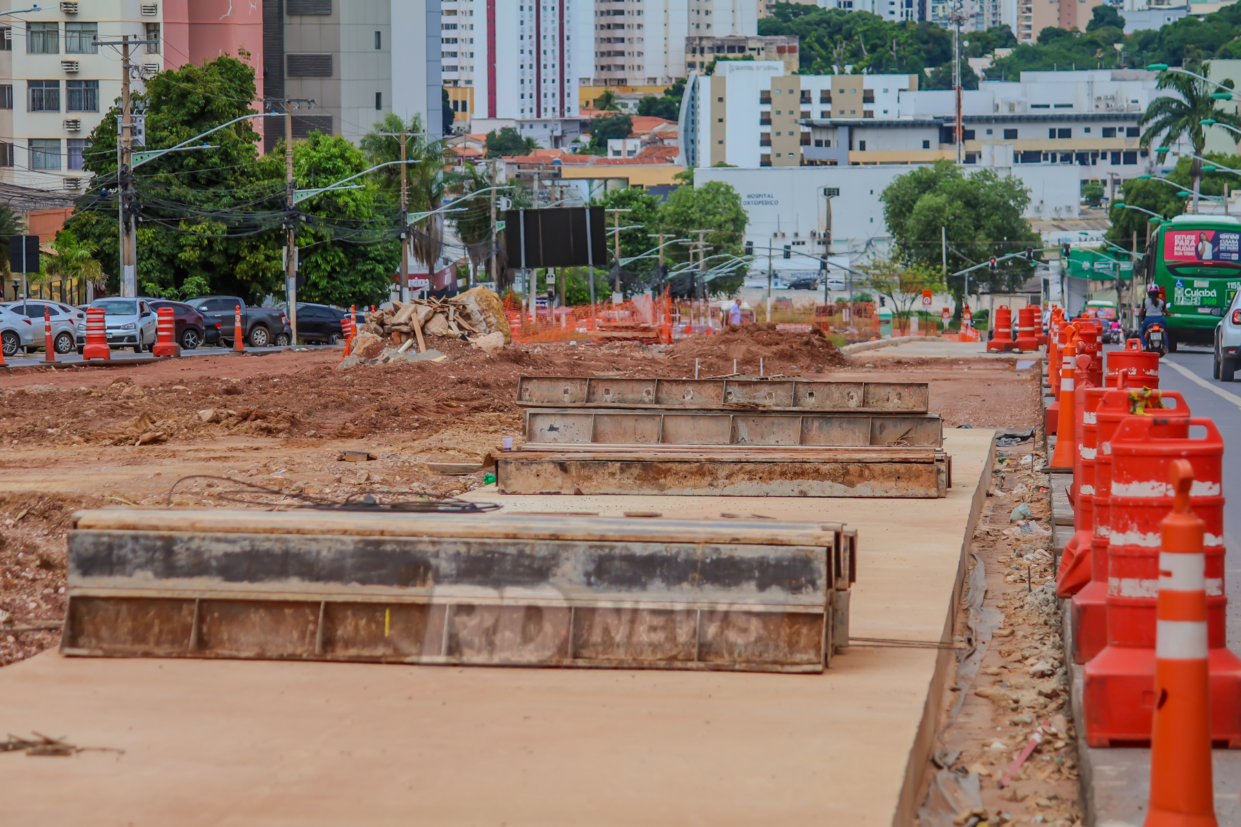 Obras do BRT paralisadas - fevereiro de 2025