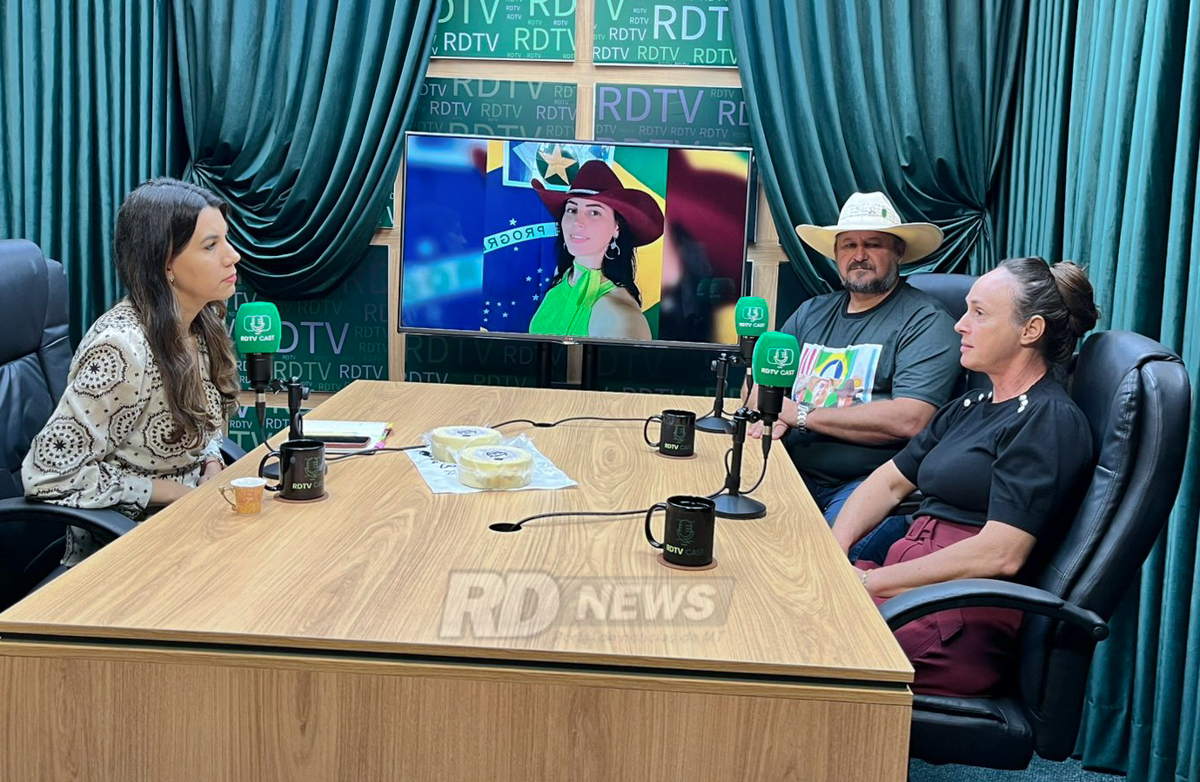 Gilberto Cattani e esposa Sandra Cattani concedem entrevista &iuml;&iquest;&frac12; jornalista Greyce Lima no Rdtv Cast