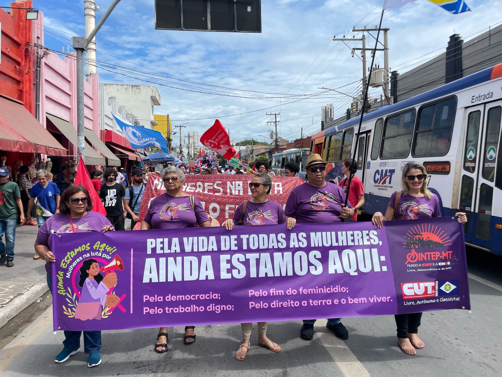 protesto dia da mulher 