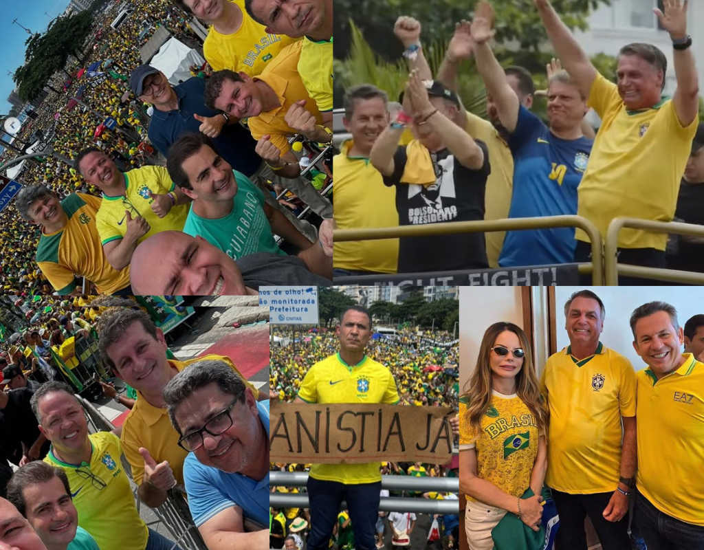 montagem protesto copacabana