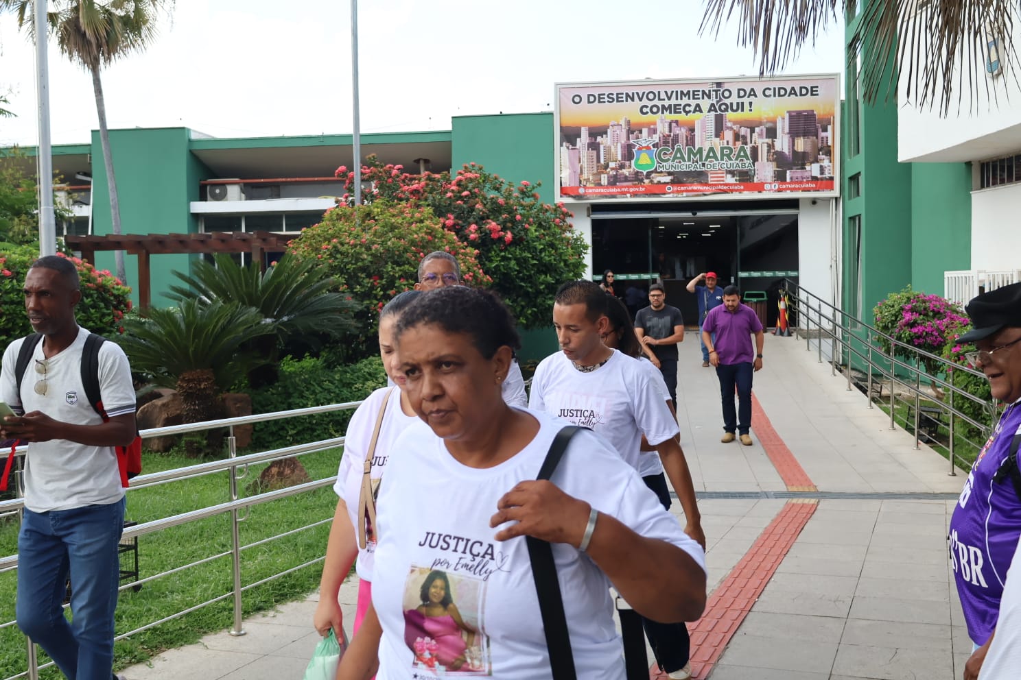 Fam�lia de Emelly Sena na C�mara