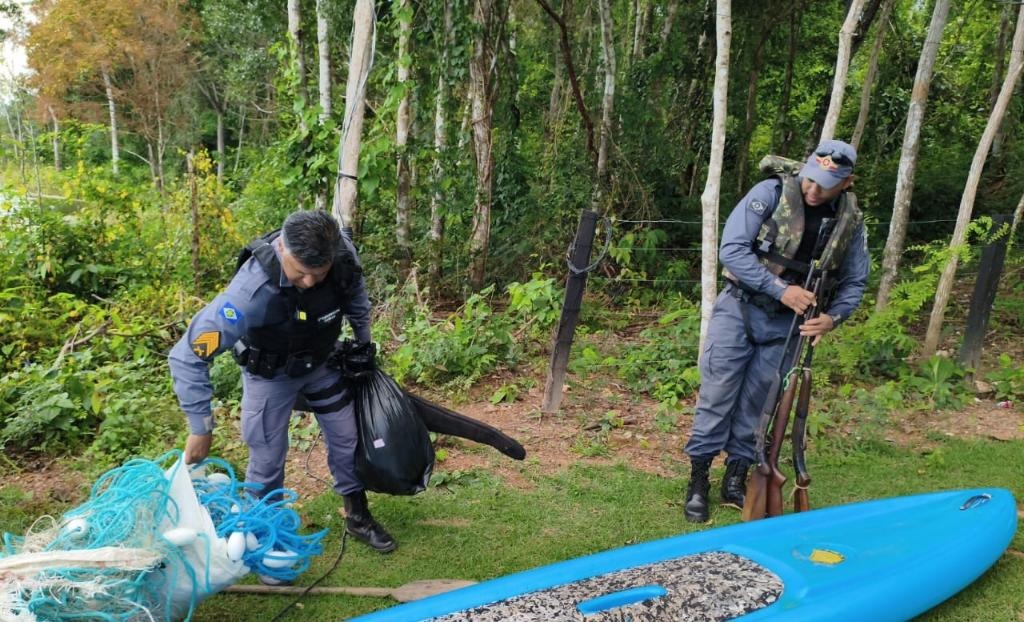 Fiscaliza��o Sema - pesca ilegal