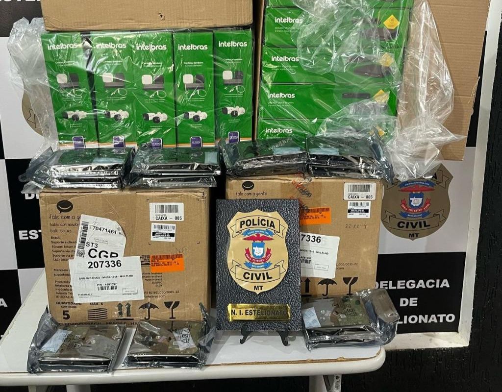 Objetos recuperados pela Pol&iacute;cia Civil 