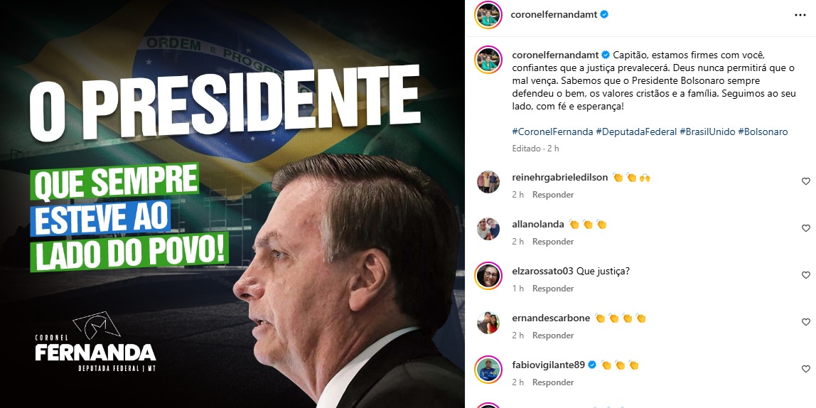 coronel fernanda bolsonaro