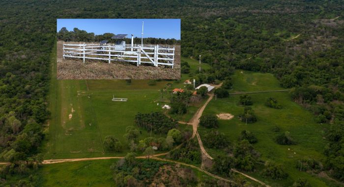 Esta��o na Reserva Sesc Pantanal montagem