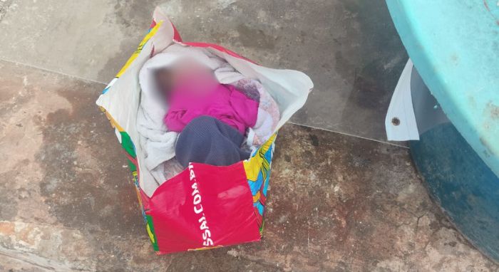 Beb� encontrada abandonada no Jardim Brasil