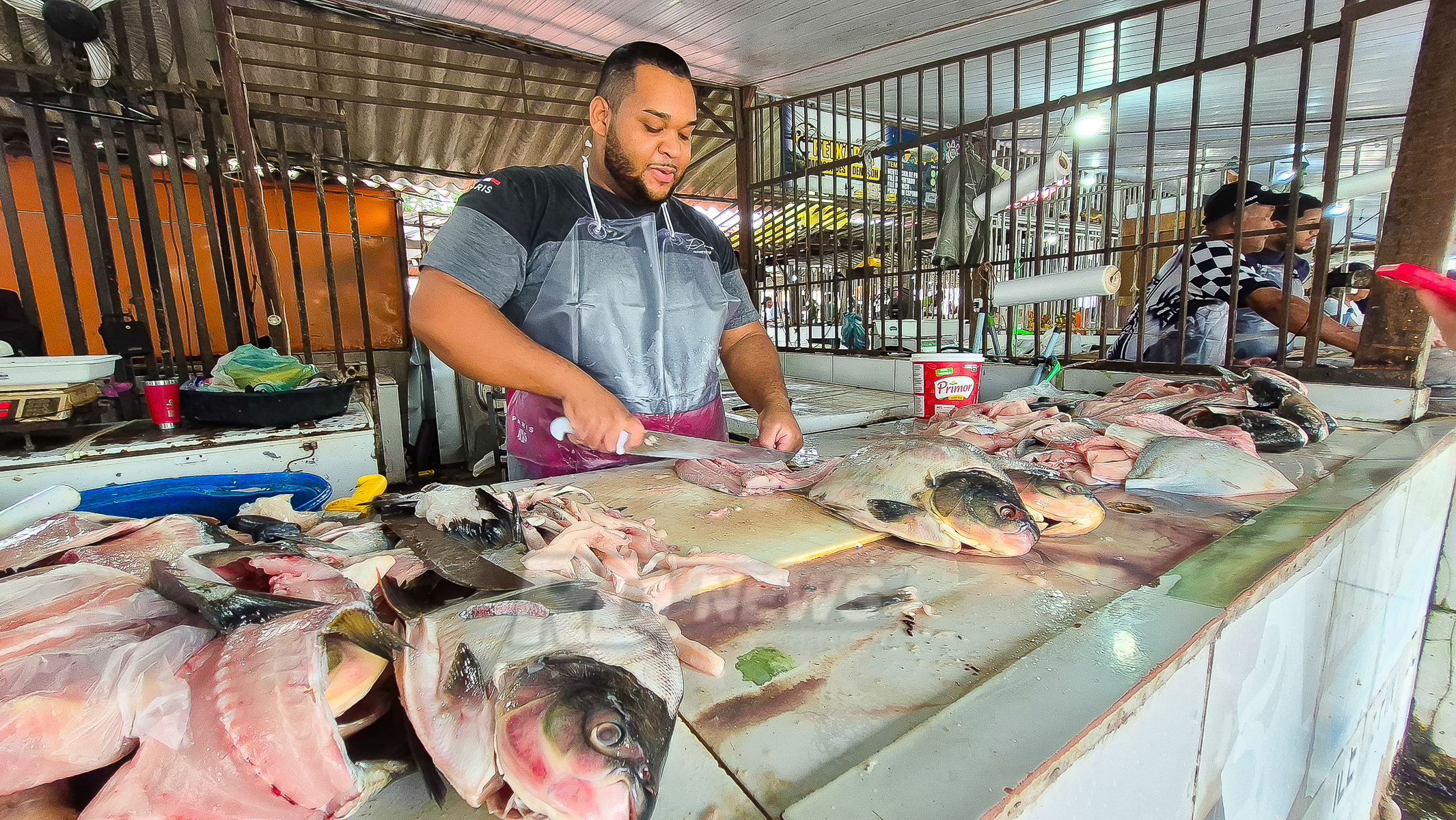 Semana Santa venda de peixe - pescado Beira Rio e Mercado do Porto