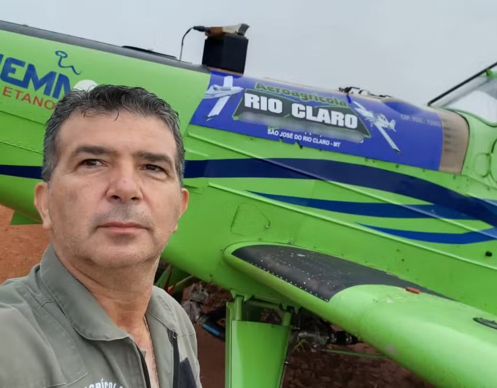 O piloto e empres�rio Ricardo Morais morreu ap�s avi�o agr�cola cair em fazenda em S�o Jos� do Rio Claro