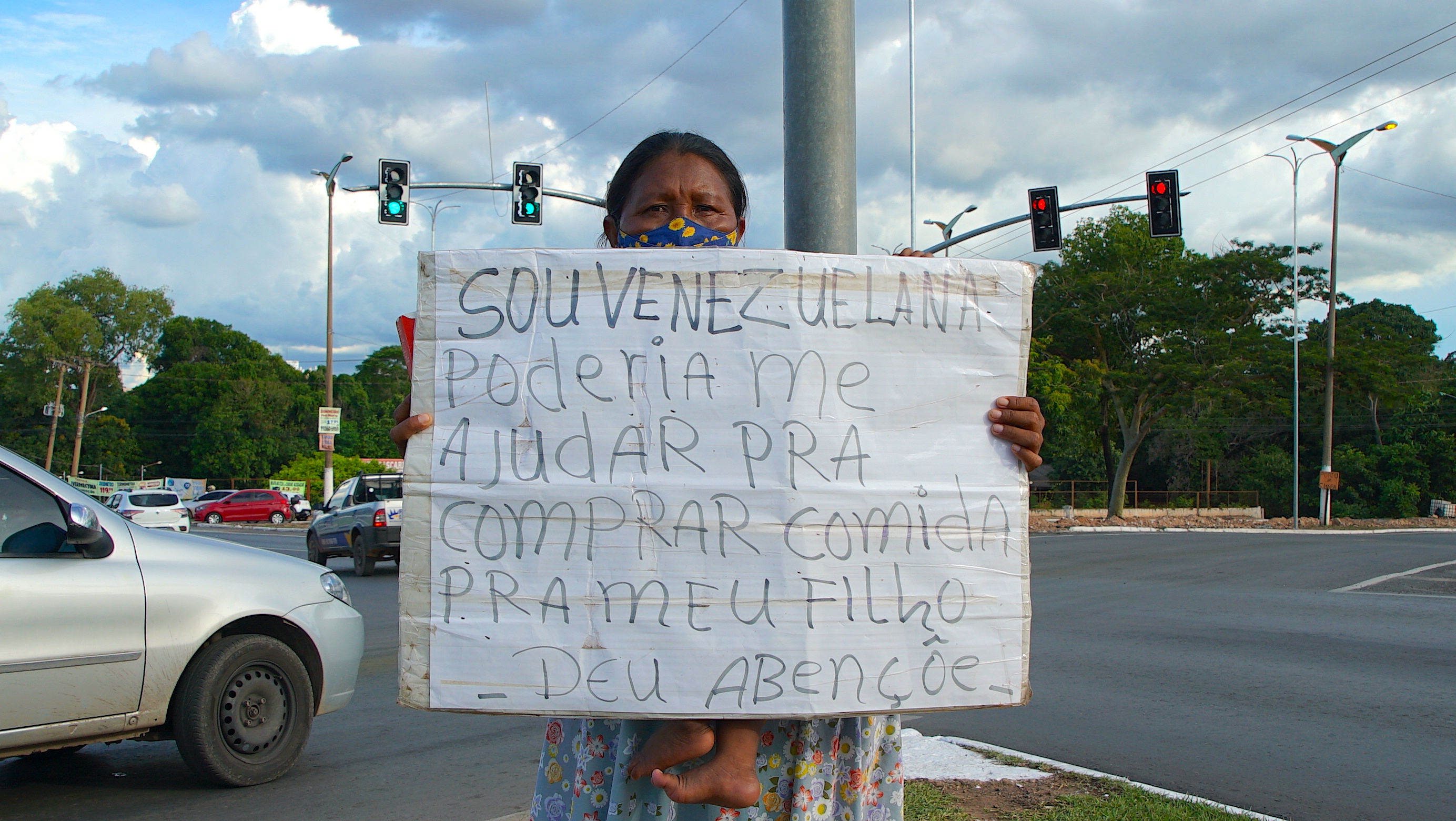 venezuelanos, sem�foros, cuiab�