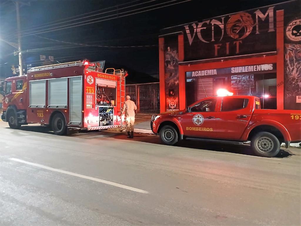 Inc&iuml;&iquest;&frac12;ndio em academia de  Rondon&iuml;&iquest;&frac12;polis
