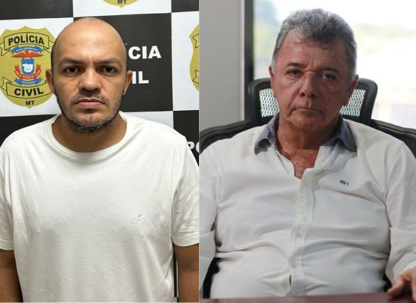 O caseiro&iuml;&iquest;&frac12;Alex Roberto de Queiroz Silva e o advogado Renato Gomes Nery