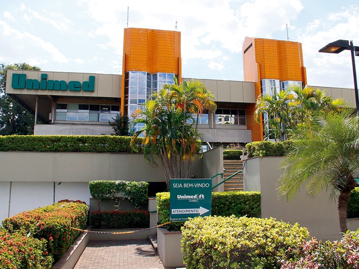 Unimed Cuiabá fachada prédio fachada