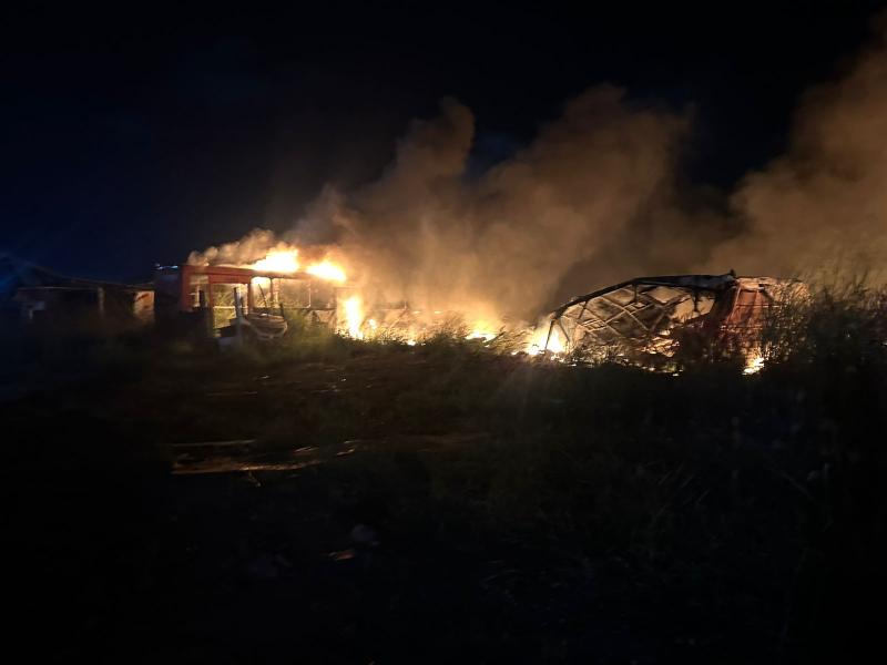 Incêndio em ferro-velho de VG