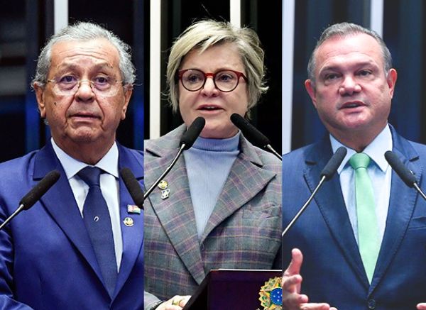 Jayme Campos, Margareth Buzetti e Wellington Fagundes