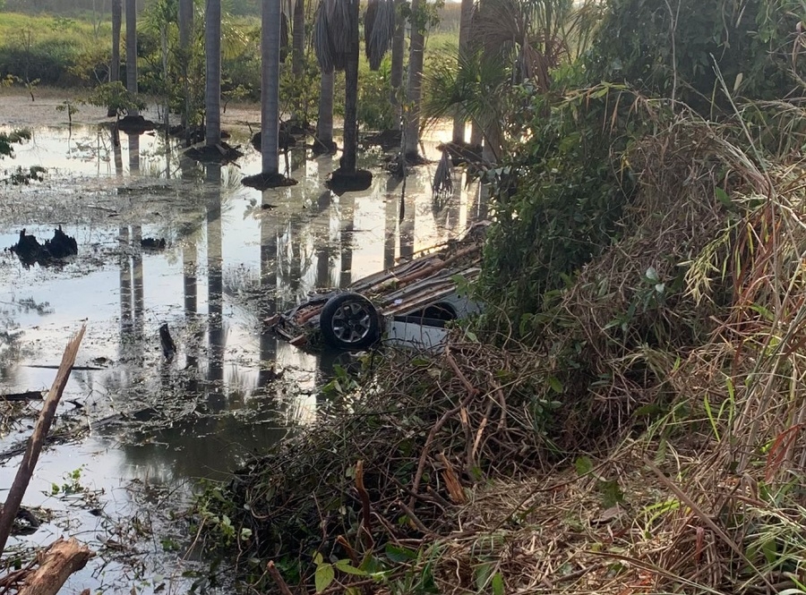 acidente, jeep compass, mt-419, guaranta do norte