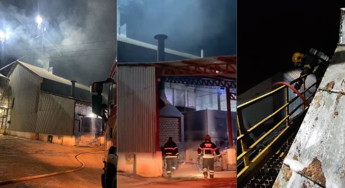 Inc&iuml;&iquest;&frac12;ndio silo LUcas do Rio Verde