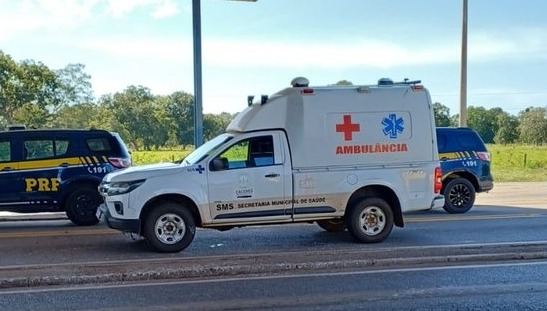 Ambulância furtada em Cáceres
