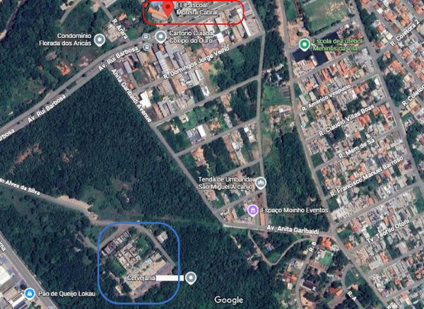 EE Pascoal Moreira Cabral, f&iuml;&iquest;&frac12;brica, maps