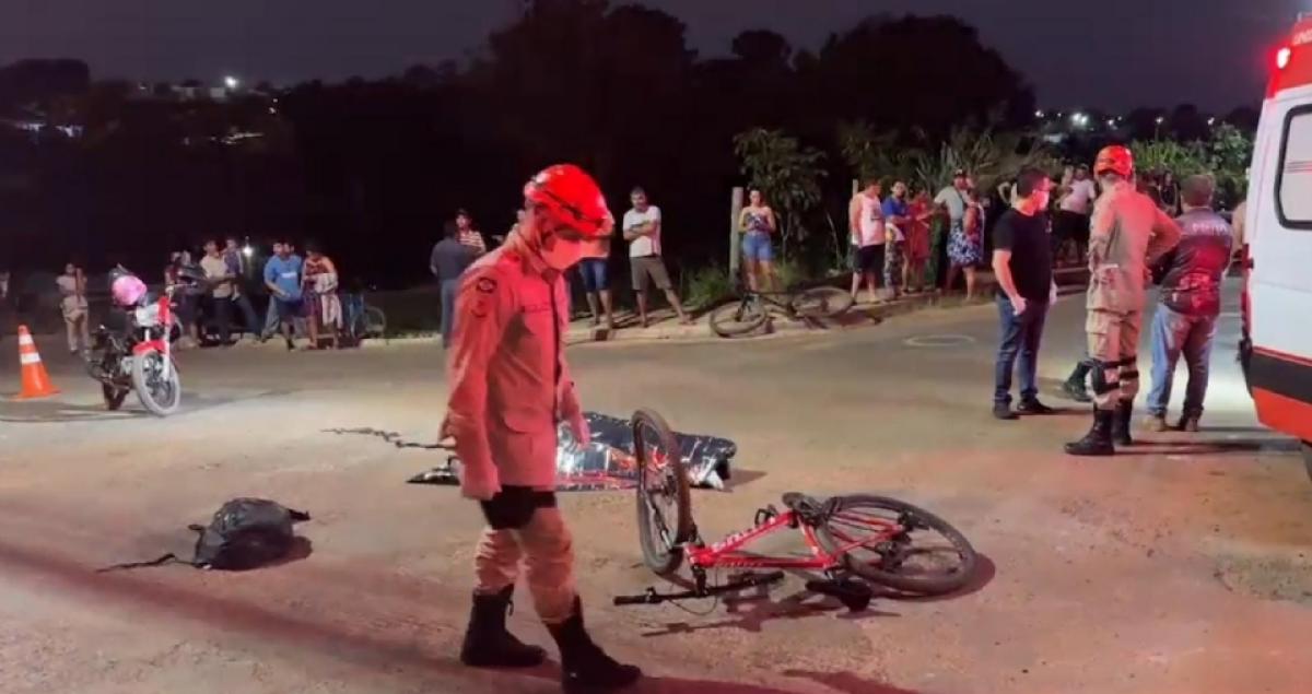 Adolescente atropelado por caminhão caçamba