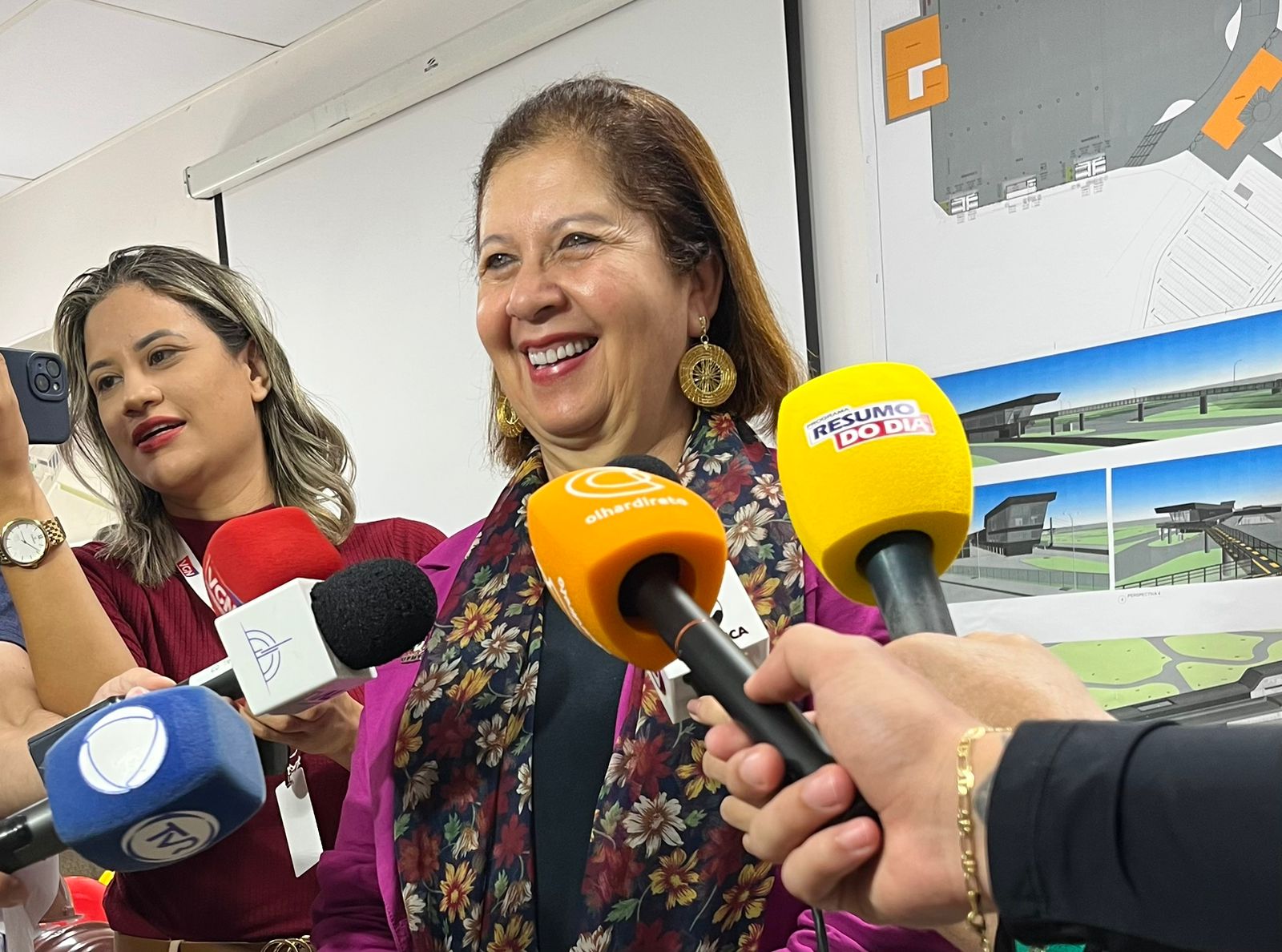 Marluce Silva, reitora, UFMT, Hospital Julio Muller
